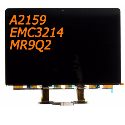 가득 차있는 LCD Macbook 직업적인 A2159 스크린 보충 EMC3214 MR9Q2 검정 색깔