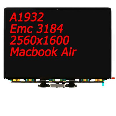 H IPS 유형 Macbook Retina Lcd A1932 Emc 3184 2560x1600 2018년
